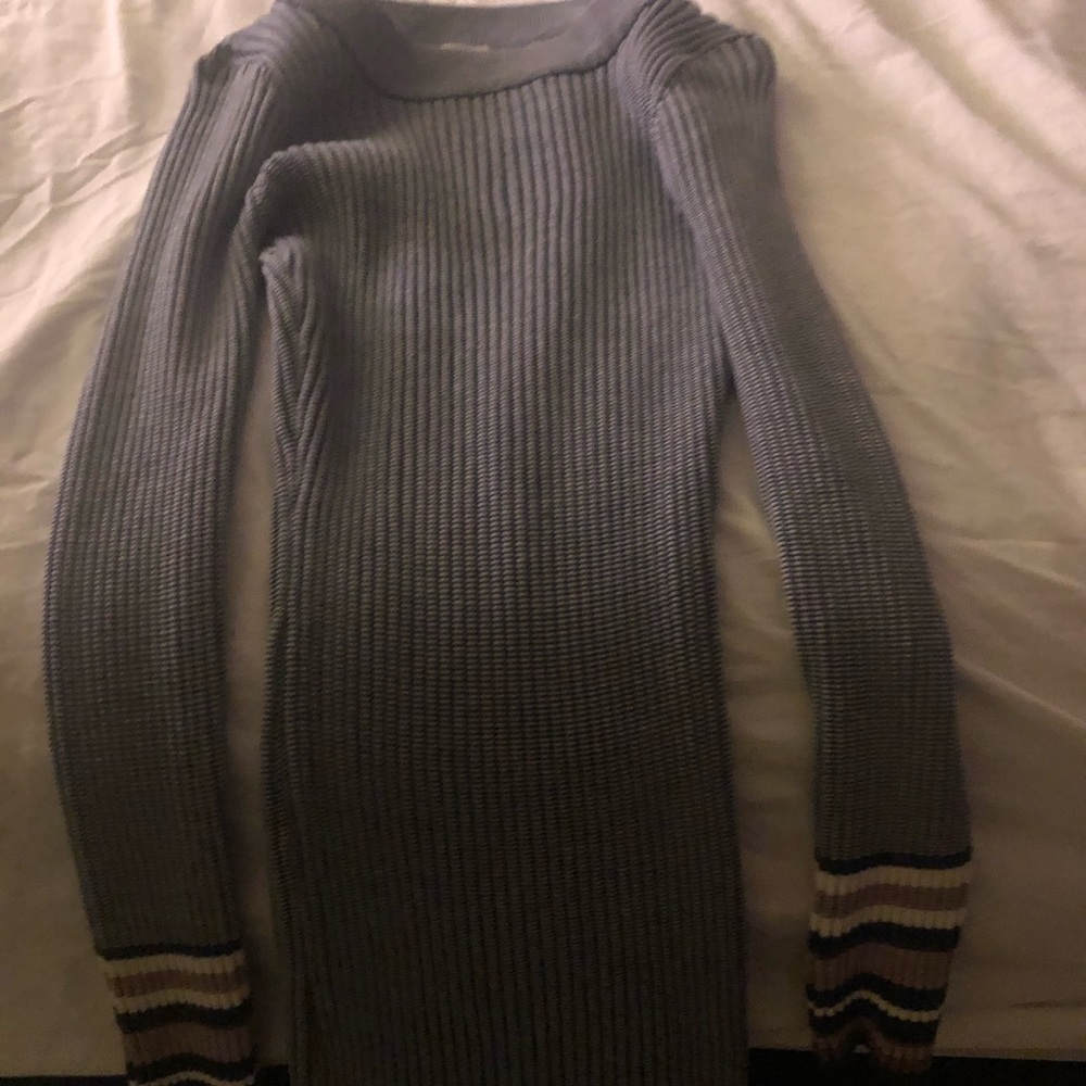 Long past knees sweater dress